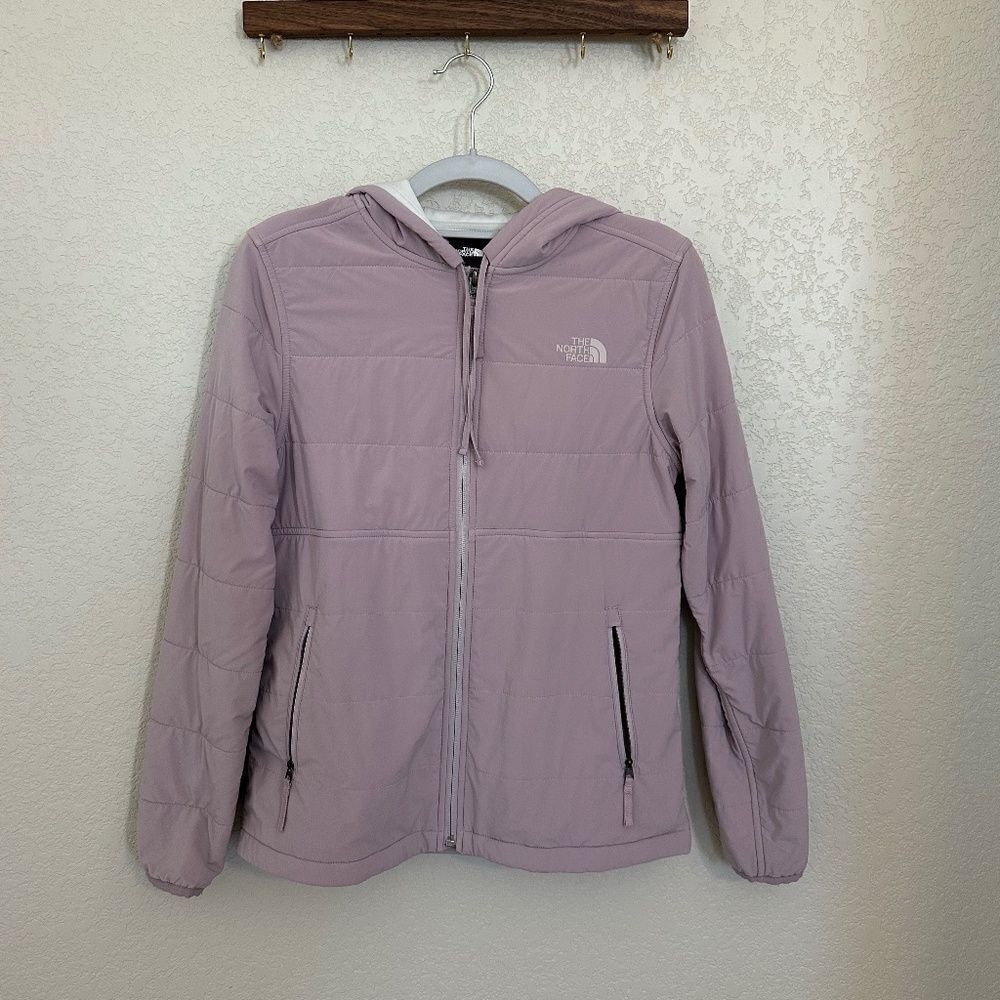 Women's North Face Zip up hooded jacket